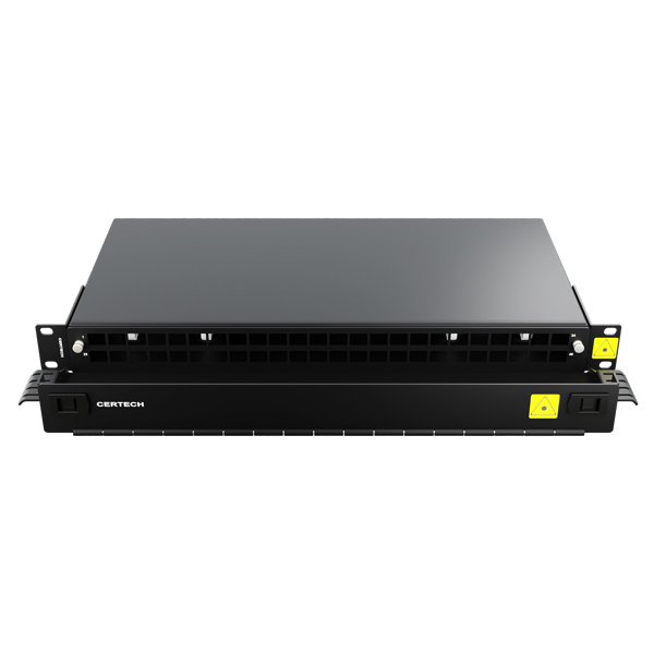 1RU High Density 96F Capacity Sliding Fibre Enclosure - MM Connectivity