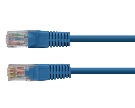 CERTECH Cat6 24AWG U/UTP RJ45 Patch Lead, 15m, Blue PVC Jacket - MM ...